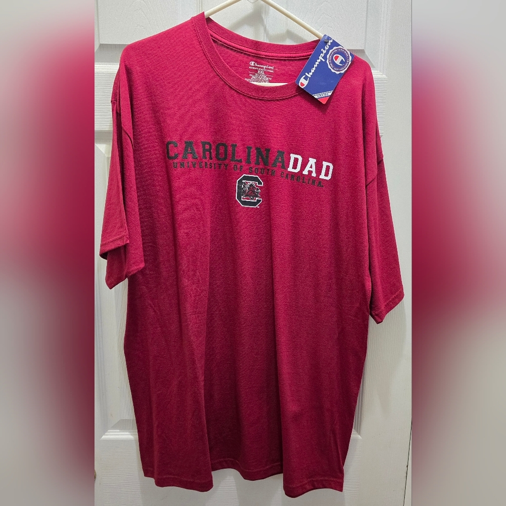 Carolina Dad University of South Carolina Red T-Shirt, Xxl